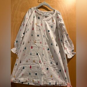 Petite Plume Nightgown with Christmas Tree Pattern